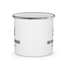 Load image into Gallery viewer, GCF Stainless Steel Enamel Camping Mug (Text Logo)