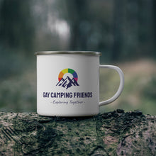 Load image into Gallery viewer, GCF Stainless Steel Enamel Camping Mug (Text Logo)