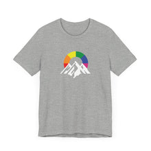 Load image into Gallery viewer, Gay Camping Friends Mountain Logo Tee