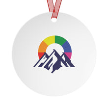 Load image into Gallery viewer, GCF Metal Christmas Ornament — 3 Shapes