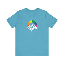 Load image into Gallery viewer, Gay Camping Friends Mountain Logo Tee