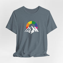 Load image into Gallery viewer, Gay Camping Friends Mountain Logo Tee
