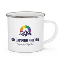 Load image into Gallery viewer, GCF Stainless Steel Enamel Camping Mug (Text Logo)
