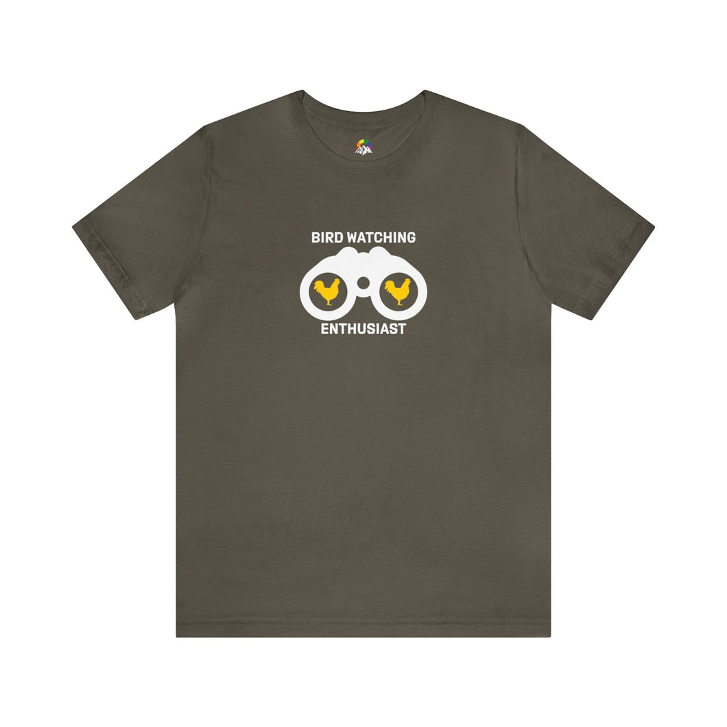 Bird Watching Enthusiast GCF Campy Tee