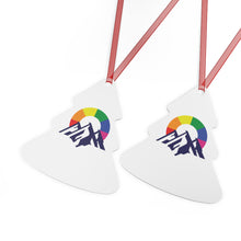 Load image into Gallery viewer, GCF Metal Christmas Ornament — 3 Shapes
