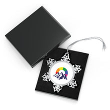Load image into Gallery viewer, GCF Pewter Snowflake Ornament
