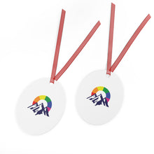 Load image into Gallery viewer, GCF Metal Christmas Ornament — 3 Shapes
