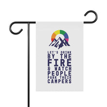 Load image into Gallery viewer, Drink by The Fire GCF Garden &amp; Campsite Banner
