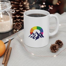 Load image into Gallery viewer, Gay Camping Friends Ceramic Coffee Mug 11oz/15oz
